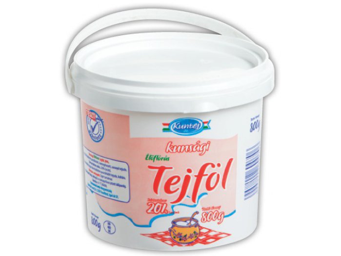 Kunsági élőflórás vödrös tejföl