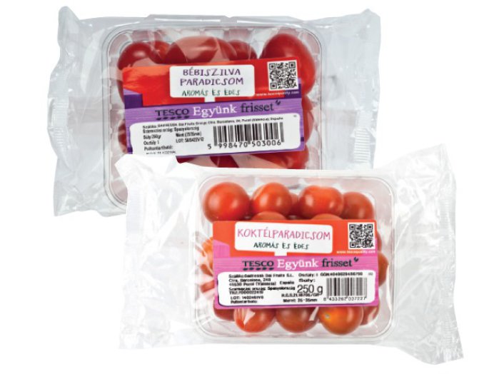 TESCO bébiszilva- vagy koktélparadicsom