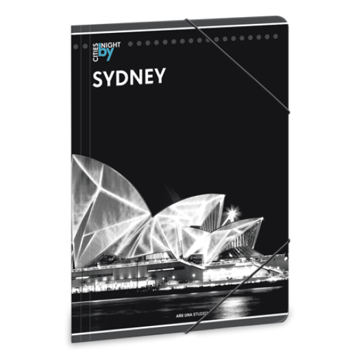 Cities-Sidney by night gumis dosszié A/4