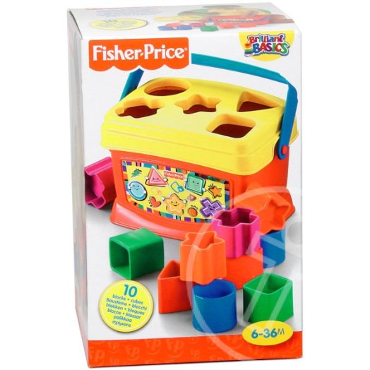 Fisher-Price formaválogató vödör