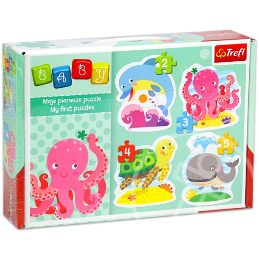 Első kirakóm - Tengeri állatok puzzle