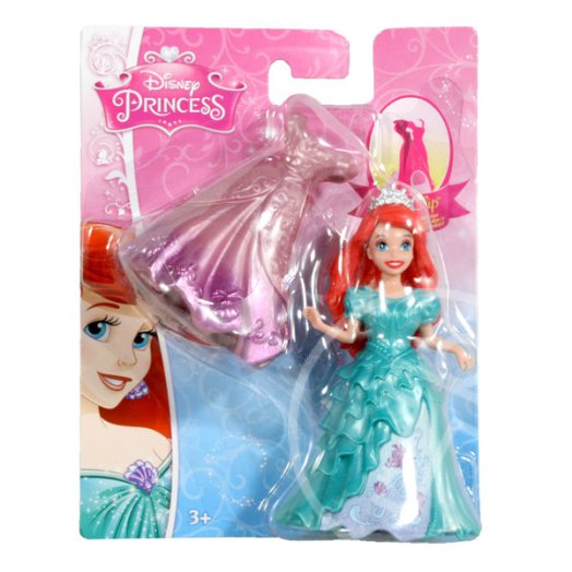Disney hercegnők: Magiclip mini Ariel hercegnő plusz ruhával