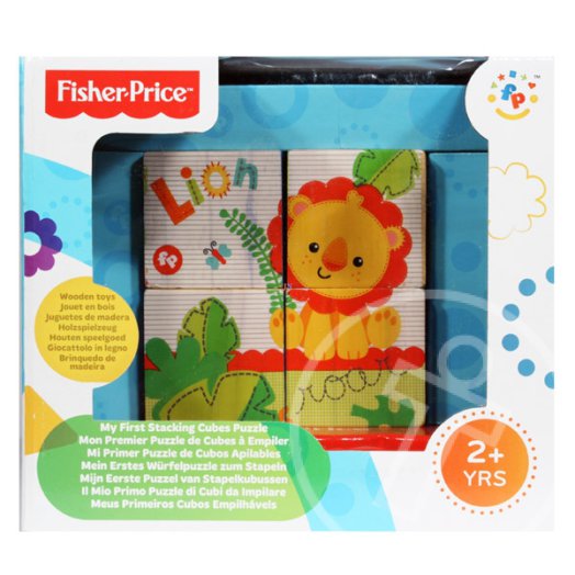 Fisher-Price fa kockák - oroszlán