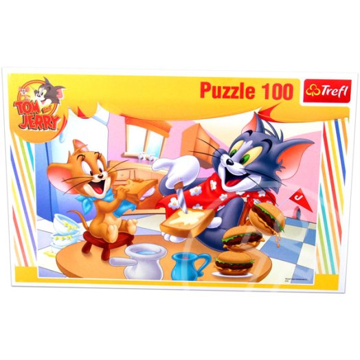 Tom és Jerry: Reggeli 100 db-os puzzle
