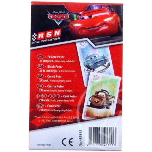CARS 2 BLACK PETER - GYERMEKKÁRTYA