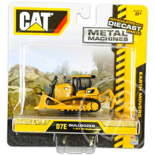 CAT: Fém munkagépek - D7E lánctalpas buldózer, 1:83