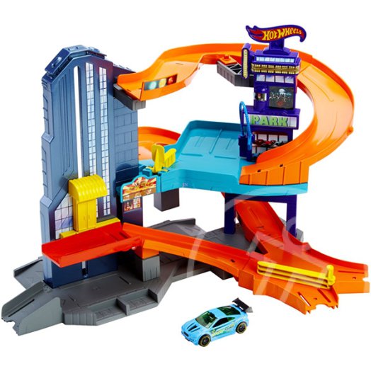 Hot Wheels: klasszikus városi játékszett