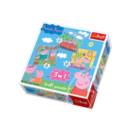 Peppa malac: 3 az 1-ben puzzle