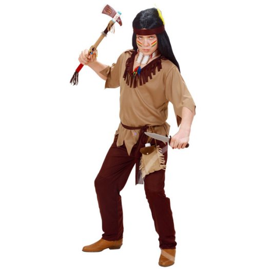 Indián fiú jelmez - 140 cm-es méret