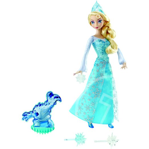 Disney hercegnők: Jégvarázs - Elsa baba világító hógömbbel