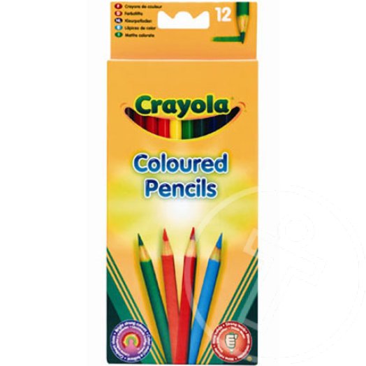 Crayola: 12 db hengeralakú színes ceruza