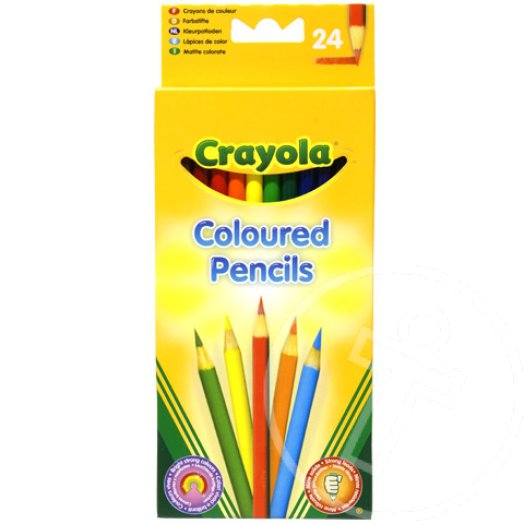 Crayola: 24 db extra puha színes ceruza