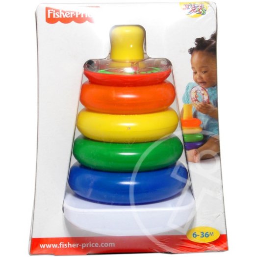 Fisher-Price gyűrű piramis bébijáték