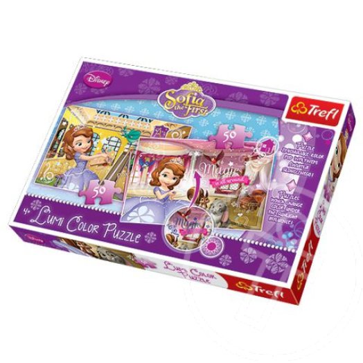 Disney hercegnők: Szófia hercegnő 2 x 50 darabos színváltó puzzle