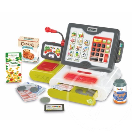 Smoby: Elektromos pénztárgép kiegészítőkkel - Simba Toys