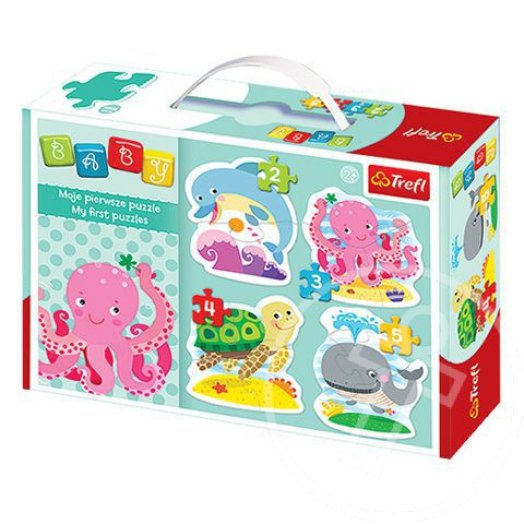 Első kirakóm - Tengeri állatok puzzle
