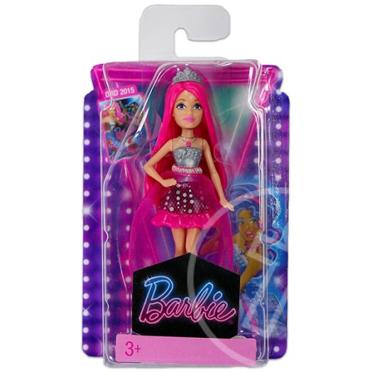 Barbie a Rocksztár hercegnő: Courtney mini baba