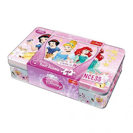 Disney hercegnők: fémdobozos 160 darabos puzzle