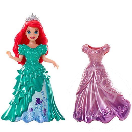 Disney hercegnők: Magiclip mini Ariel hercegnő plusz ruhával