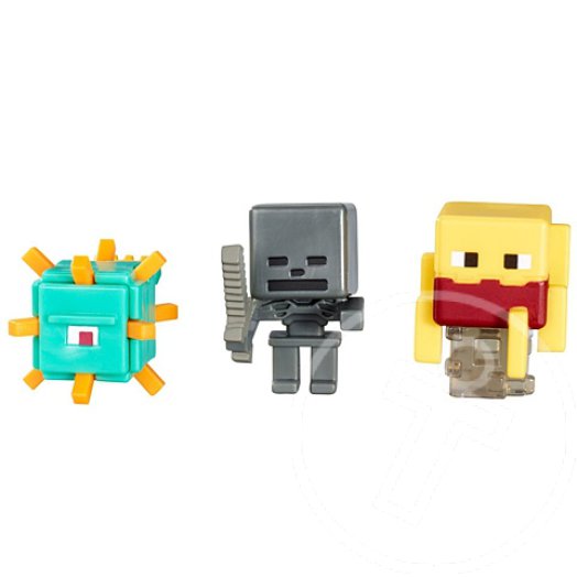 Minecraft: Alvilágkő sorozat 3 darabos mini figura szett - kék, szürke, sárga
