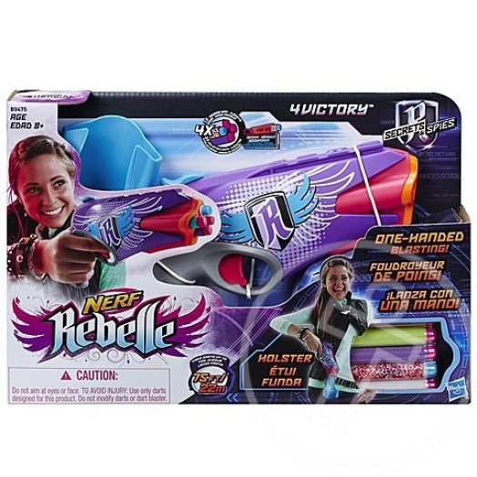 NERF Rebelle: Secrets And Spies - 4Victory szivacslövő pisztoly