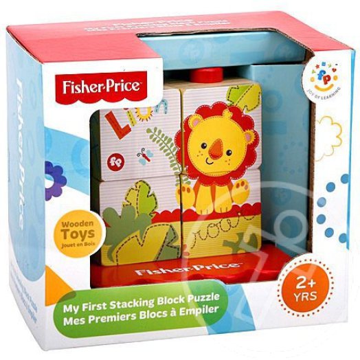 Fisher-Price fa kockák - oroszlán