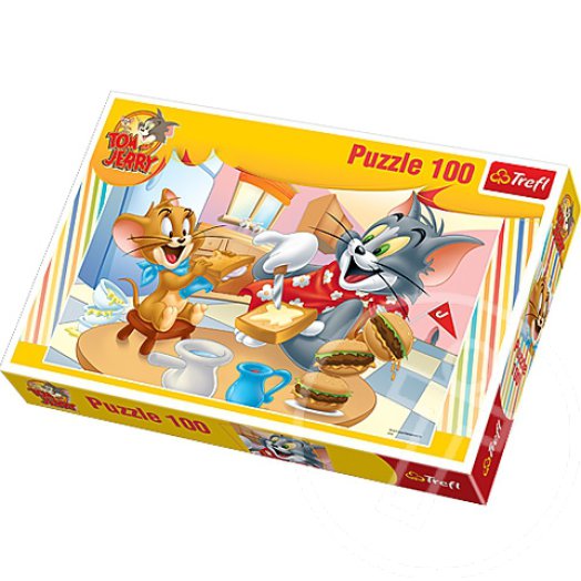 Tom és Jerry: Reggeli 100 db-os puzzle