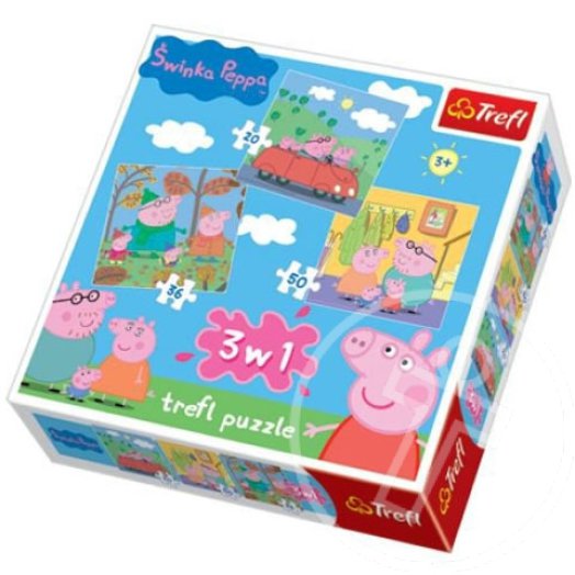 Peppa malac: 3 az 1-ben puzzle