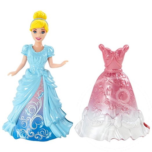 Disney hercegnők: Magiclip mini Hamupipőke hercegnő plusz ruhával