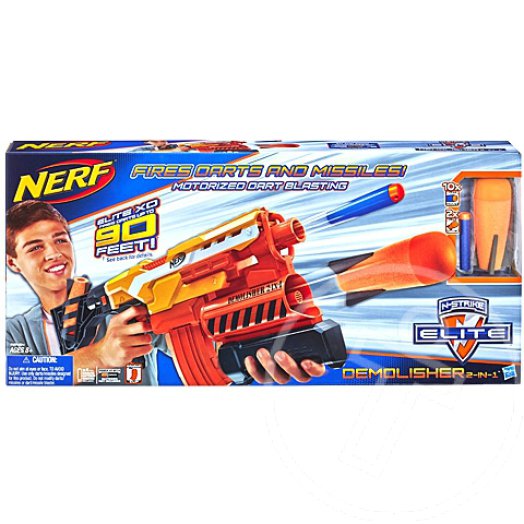 NERF N-Strike Elite: Demolisher 2 in 1 szivacslövő fegyver
