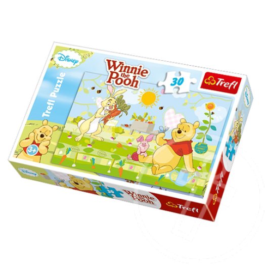 Micimackó és barátai: A kertben - 30 db-os puzzle
