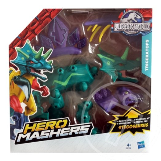 Jurassic World: Hero Mashers Triceratops-Stegosaurus Hybrid dinoszaurusz - Hasbro