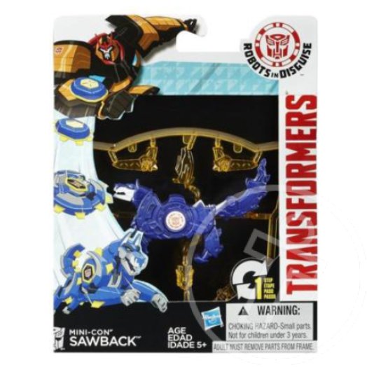 Transformers Robots in Disguise: Mini-Con Sawback robotfigura kiegészítőkkel - Hasbro