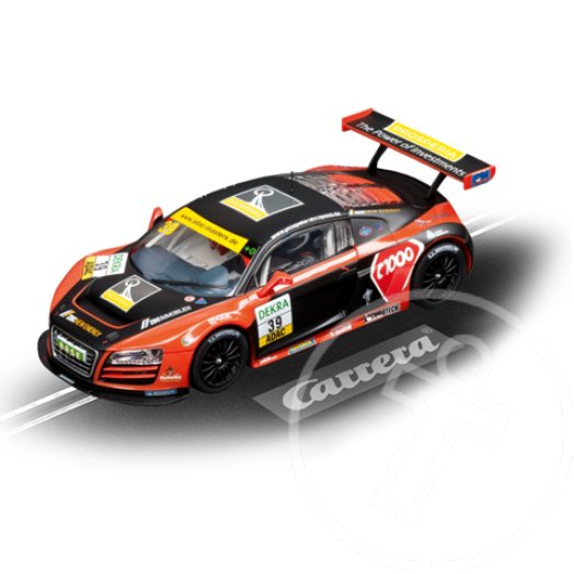 Carrera Digital 132: Audi R8 LMS Speed ADAC GT Masters "NO.39" 2011 1/32 pályaautó világítással