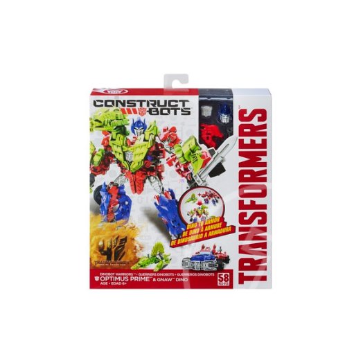 Transformers: Age of Extinction Construct Bots - Optimus Prime és Gnaw összeszerelhető dínóbot harco