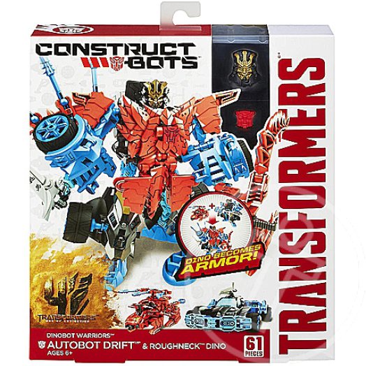Transfromers: Drift és Roughneck Dino harcos építhető figuraszett - Hasbro