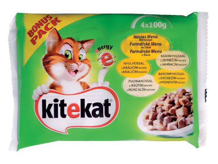 Kitekat alutasakos macskaeledel multipack