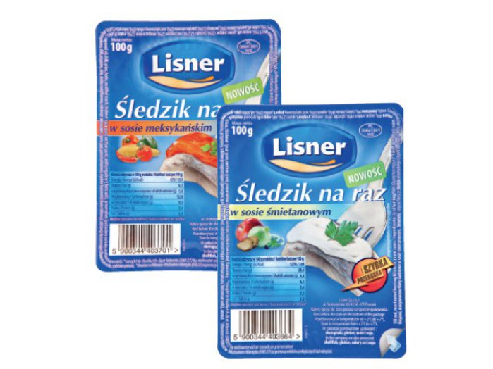Lisner hering snack szószban