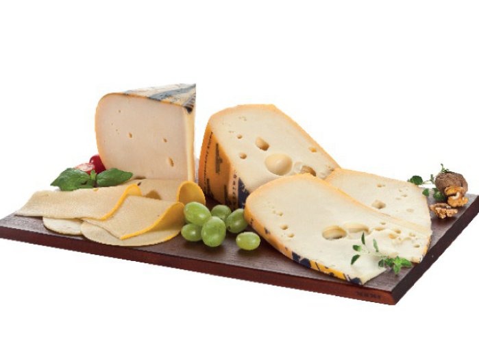 Maasdamer nagylyukú vagy viaszos Gouda sajt
