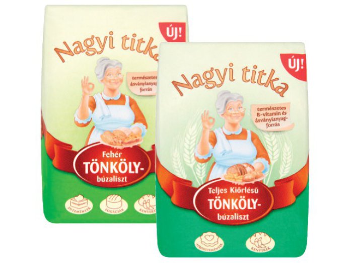 Nagyi titka tönkölybúzaliszt (fehér)