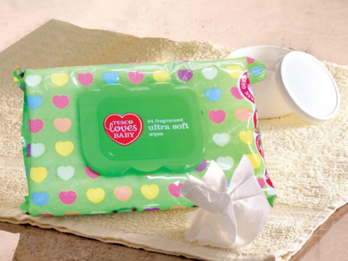 TESCO loves BABY nedves babatörlő kendő