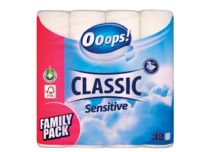 Ooops! Classic Sensitive toalettpapír