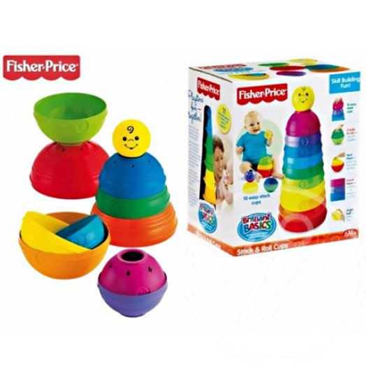 Fisher Price Színes csészepiramis