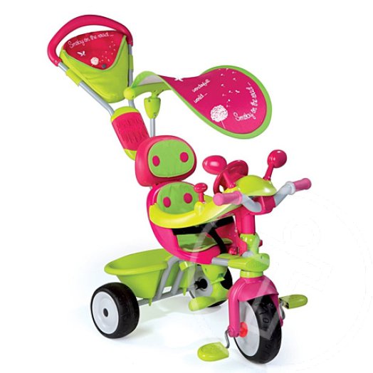 Smoby: Baby Driver Komfort tricikli 3 az 1-ben lányoknak