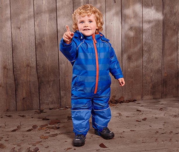 Kisfiú téli overál, kék