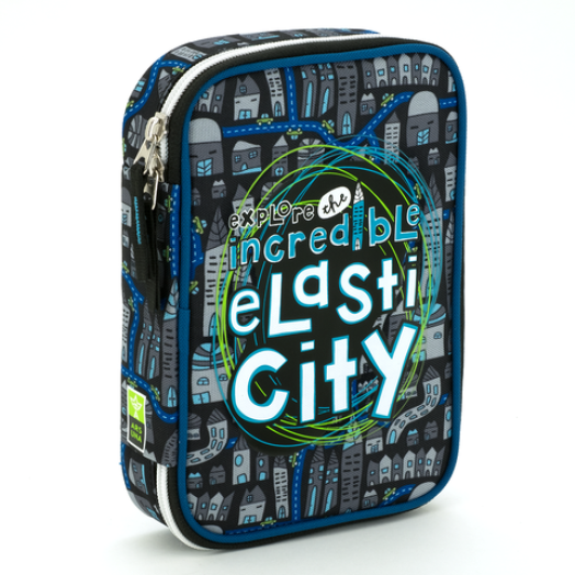 Elasti City többszintes tolltartó