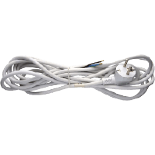 S14375 FLEXO 3X0,75 H05VV-F 5m fehér szerelt kábel