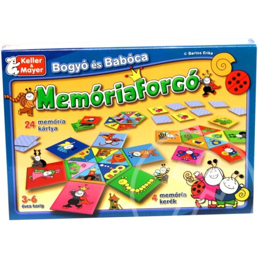 BOGYÓ ÉS BABÓCA MEMÓRIAFORGÓ - TÁRSASJÁTÉK