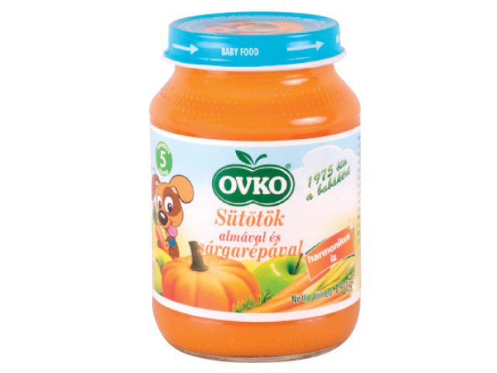 Ovko zöldséges babamenü
