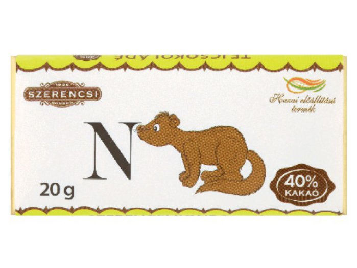 Szerencsi állat ABC tejcsokoládé
